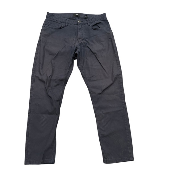 Theory Raffi Slim Fit Pants Men's Size 32 Slate Gray Casual Chinos - Picture 1 of 7